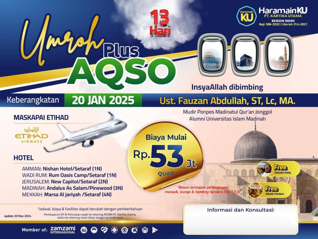 umroh plus aqso januari 2025