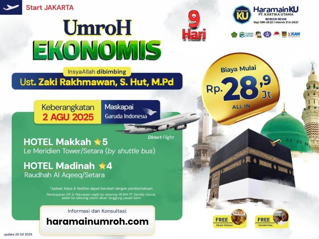 Umroh Ekonomis Agustus 2025