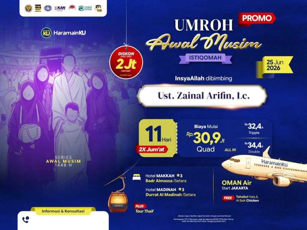Umroh jumatain 11 hari juni 2026